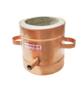 Johnson Tools Gas Melting Furnace/Desi Bhatti For Melting Silver, Brass, Aluminium (Capacity-4kg, Crucible Not Included) 